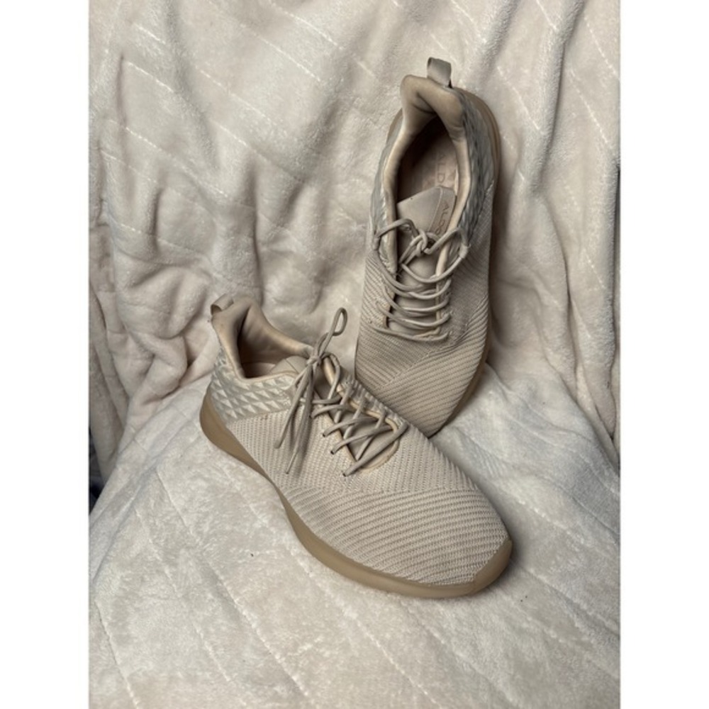 ALDO Sneakers Athletic Running Shoes‎ Womens US 9.5 Beige Knit Lightweight